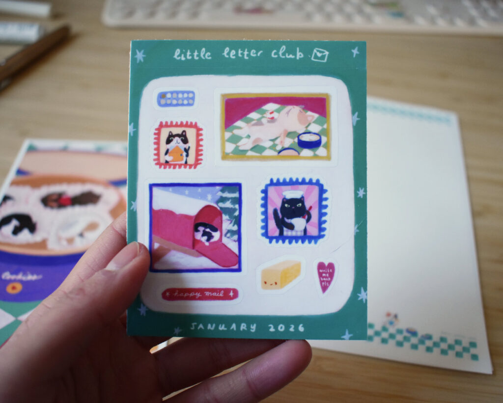 Butter Cookie Cats Sticker Sheet