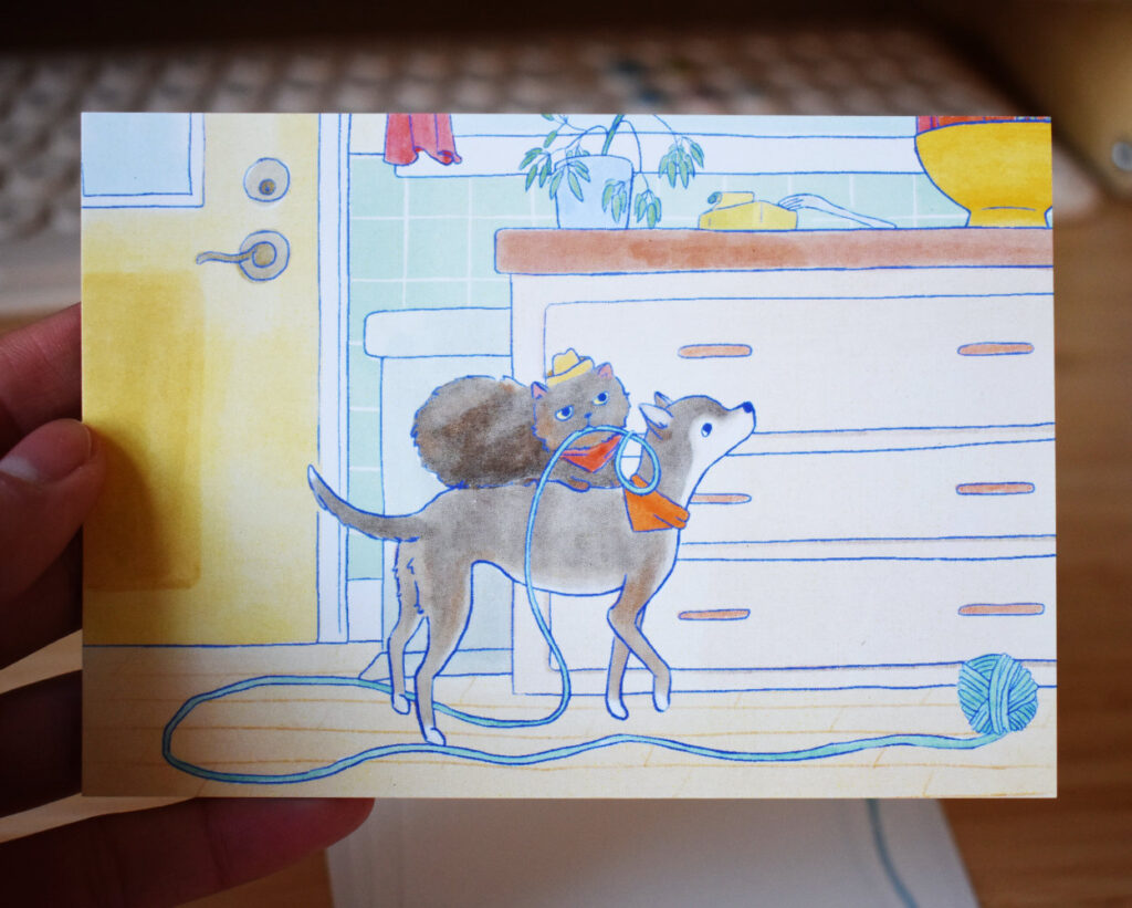Cowboy Cat Stationery Set