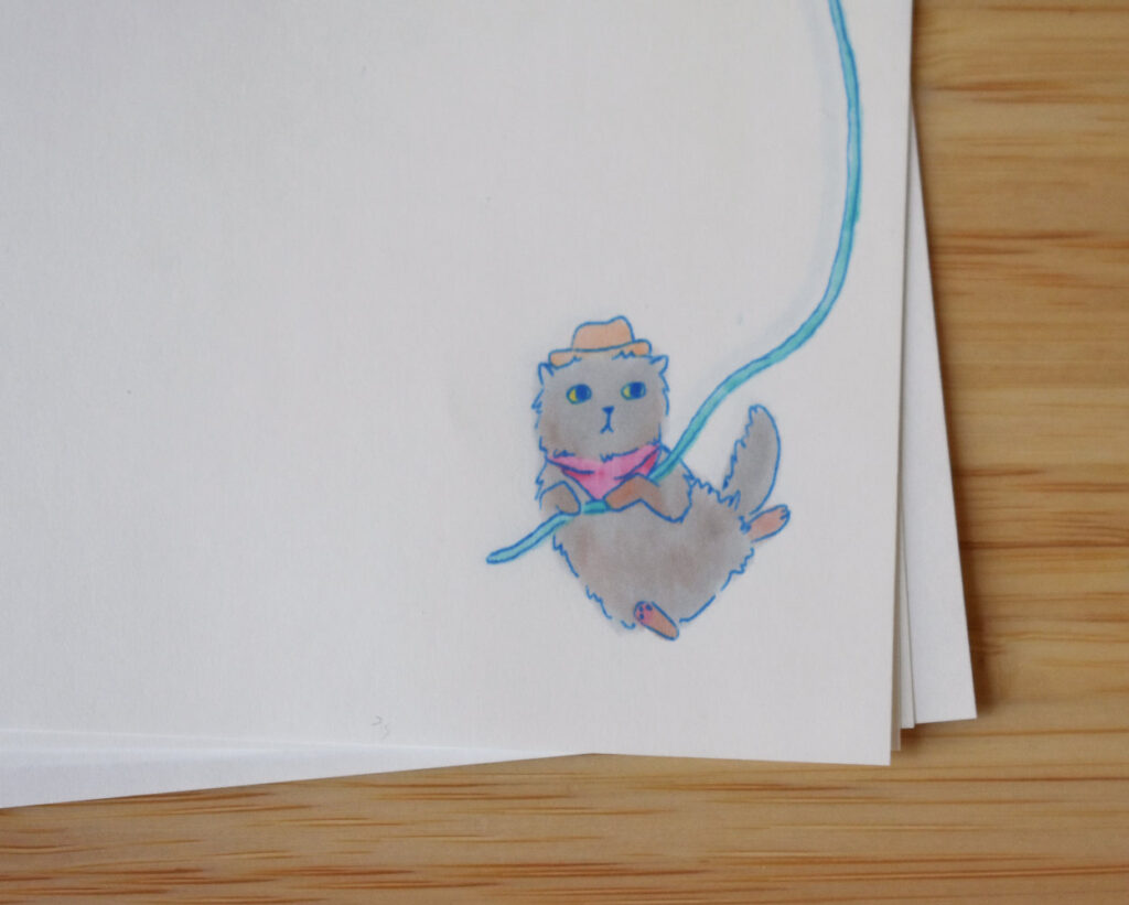 Cowboy Cat Stationery Set