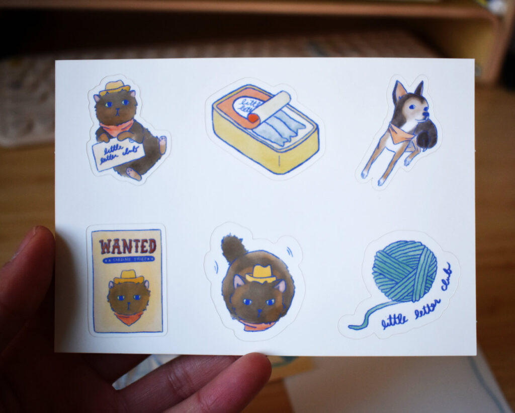 Cowboy Cat Stationery Set