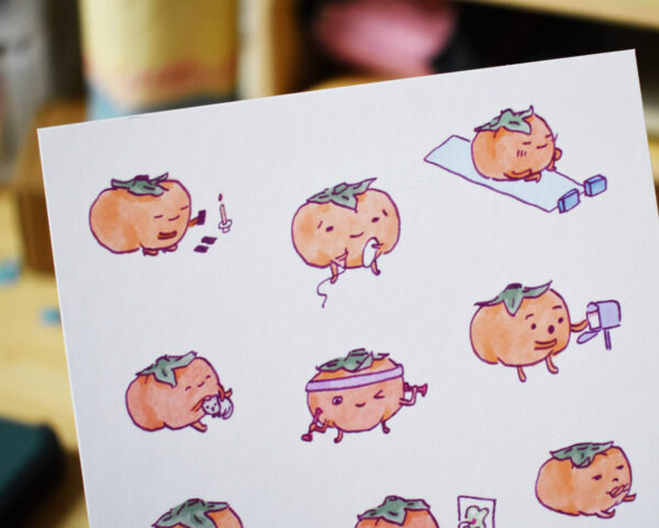 Persimmon Stationery Set