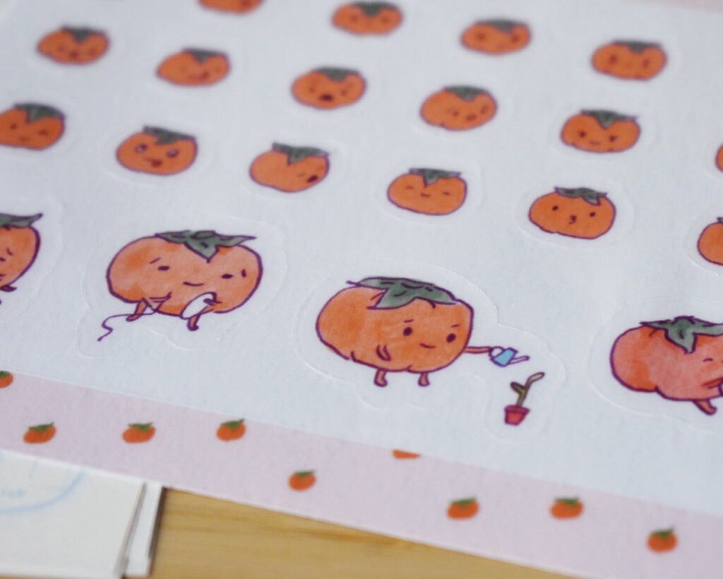 Persimmon Stationery Set