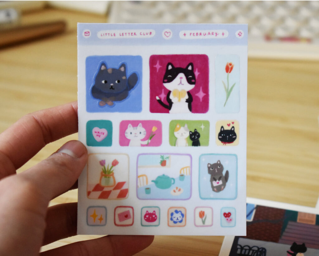 Valentines Afterschool Sticker Sheet