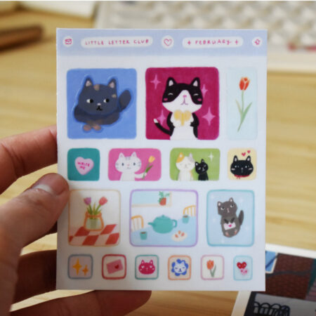 Valentines Afterschool Sticker Sheet