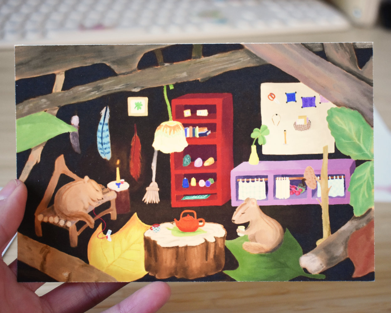 Wintering Chipmunks Stationery Set - Image 5