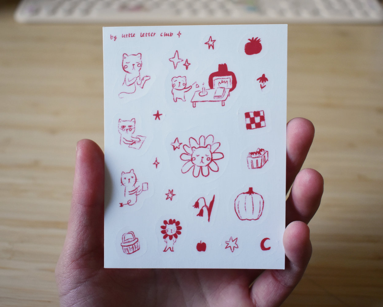 Doodle Bears Sticker Sheet - Image 1