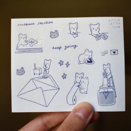 Washi Motivational Bear Sticker Sheet