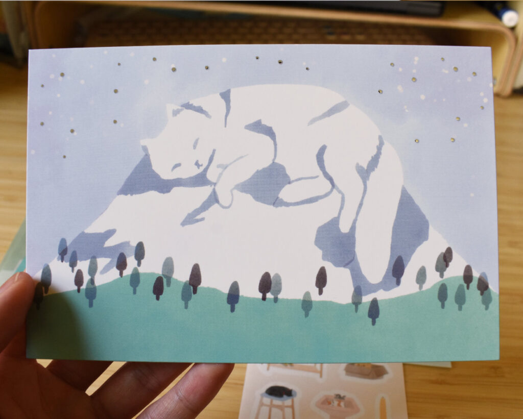Sleepy Cat Mountain Postcard
