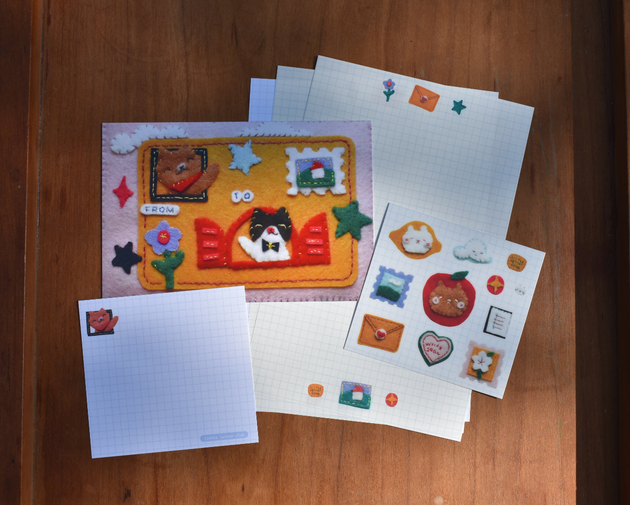 Felt Friends Stationery Set - Image 1