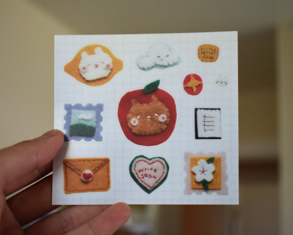 Felt Friends Sticker Sheet
