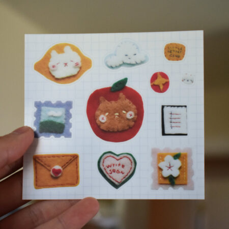 Felt Friends Sticker Sheet
